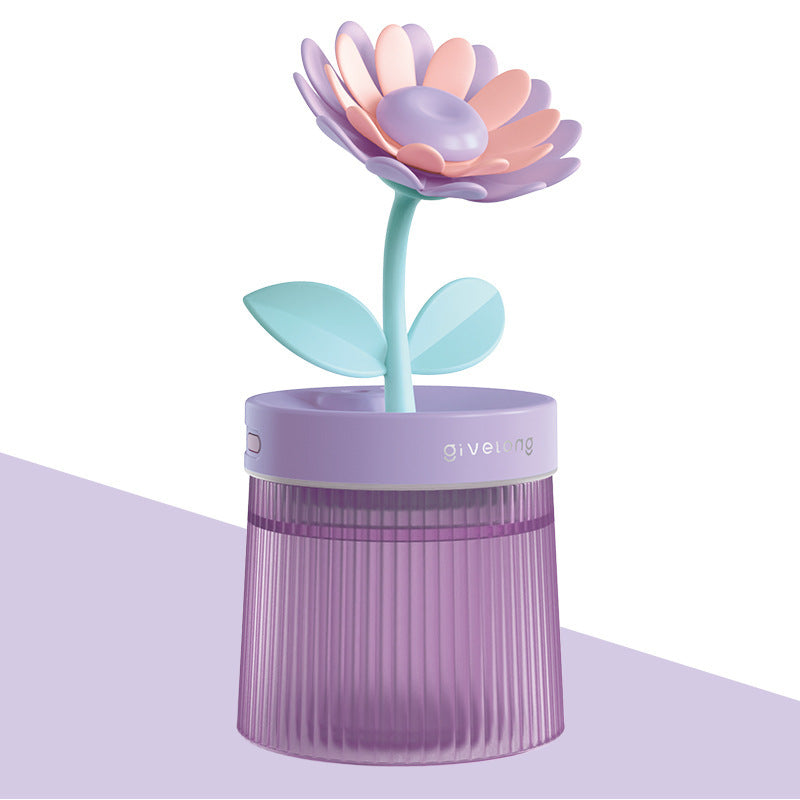 AuraMist™ Flower Diffuser USB Mini Humidifier for Calm & Clarity