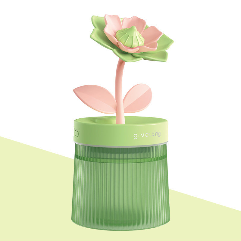 AuraMist™ Flower Diffuser USB Mini Humidifier for Calm & Clarity