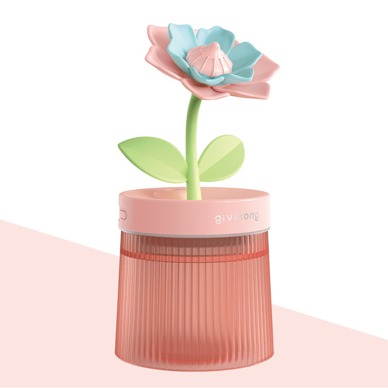 AuraMist™ Flower Diffuser USB Mini Humidifier for Calm & Clarity