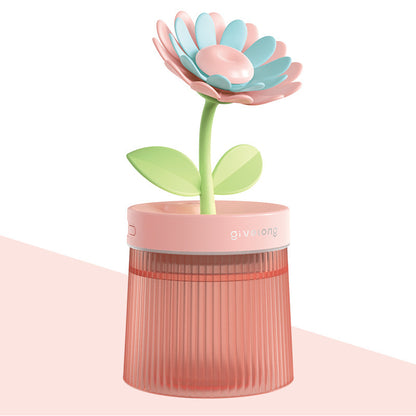 AuraMist™ Flower Diffuser USB Mini Humidifier for Calm & Clarity