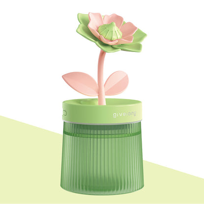 AuraMist™ Flower Diffuser USB Mini Humidifier for Calm & Clarity